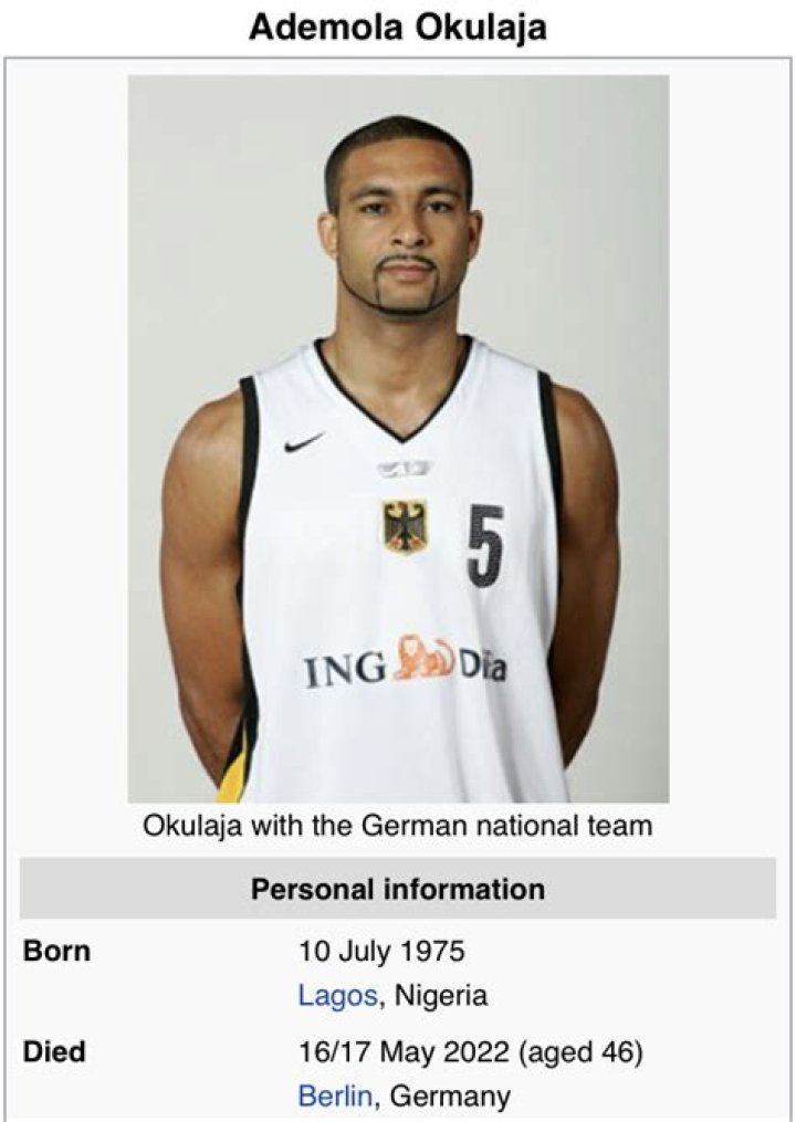 Ademola Okulaja Cause Of Death