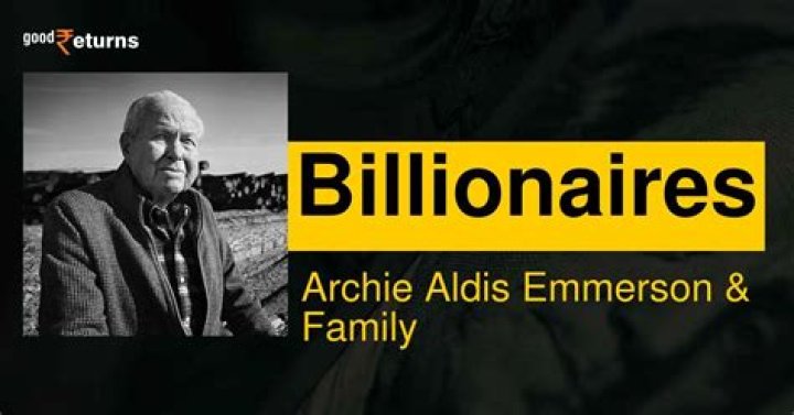 Archie Aldis Emmerson biografía, edad, altura, esposo, net worth, familia