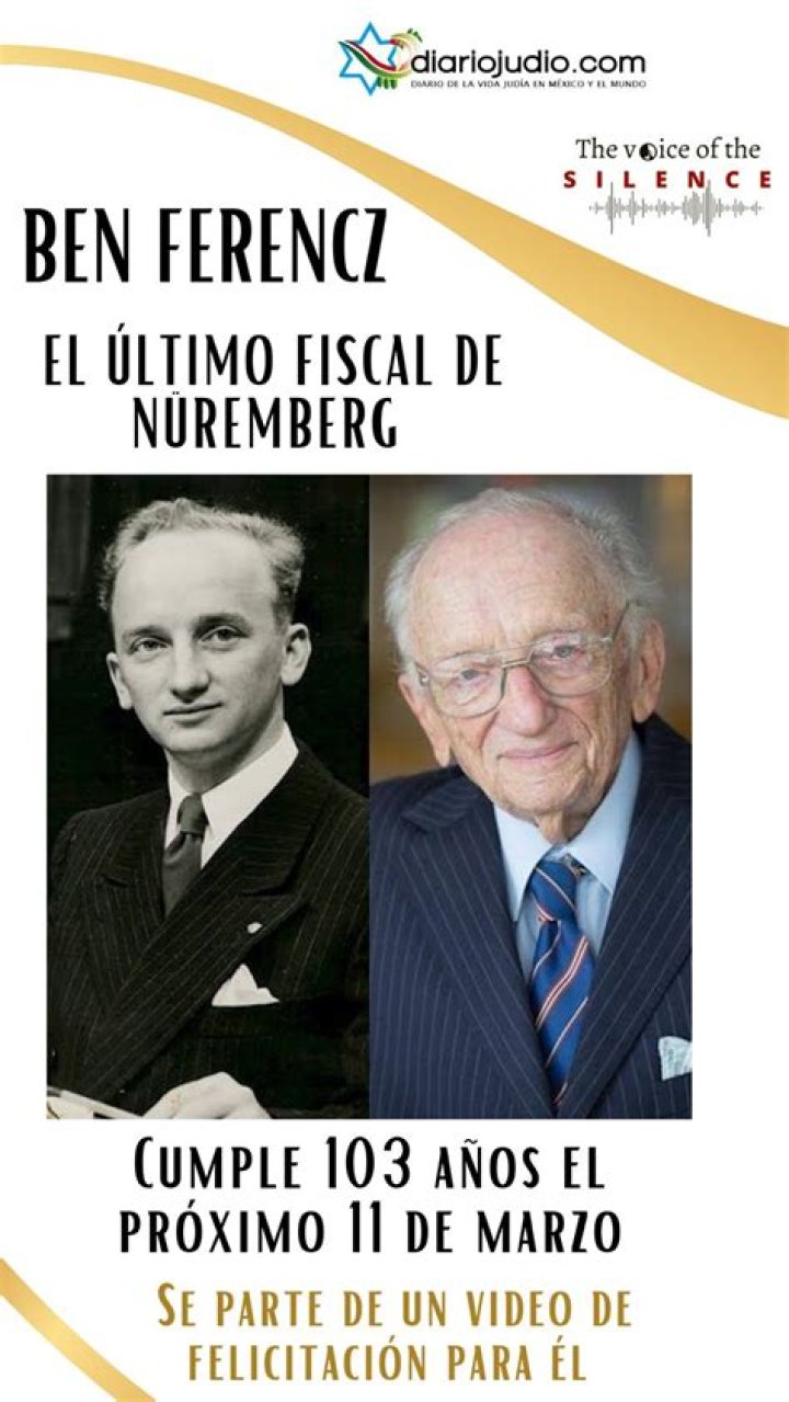 Ben Ferencz biografía, edad, altura, esposo, net worth, familia