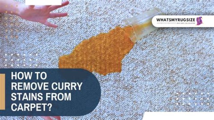 Can curry stains be removed