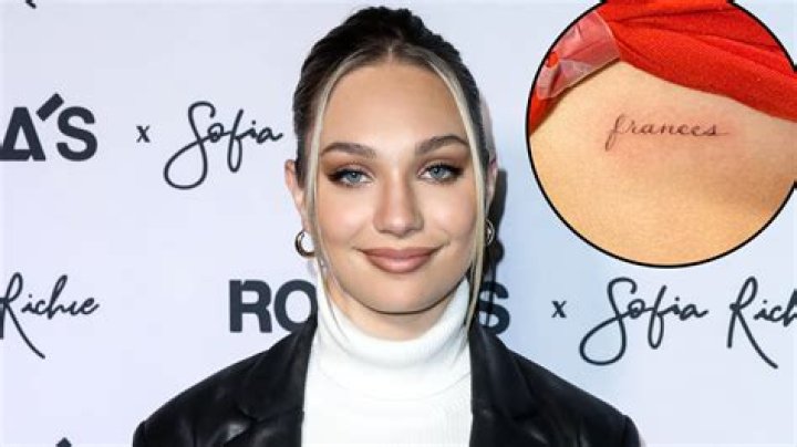 ‘Dance Moms’ Alum Maddie Ziegler Gets Her 1st Tattoo in Honor of Her 18th Birthday