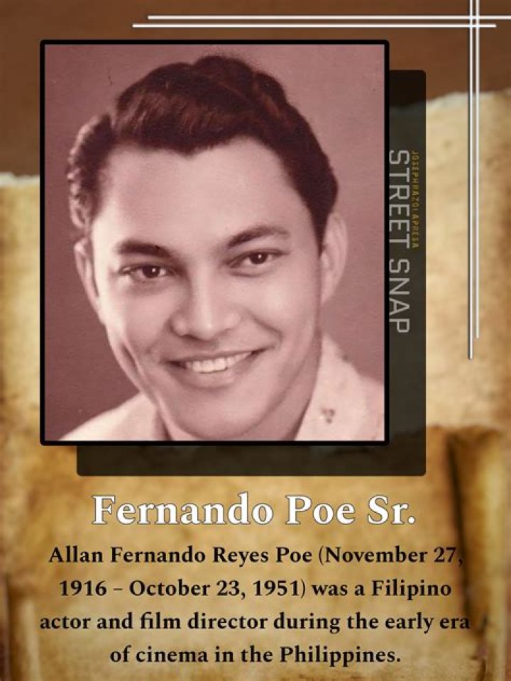 Fernando Poe Sr. biografía, edad, altura, esposo, net worth, familia