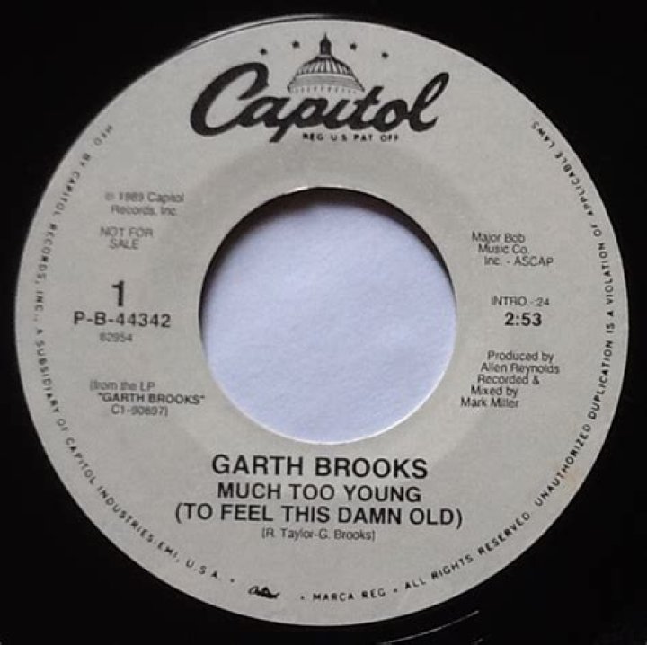 Garth Brooks’s
Much Too Young (Too Feel This Damn Old) Lyrics