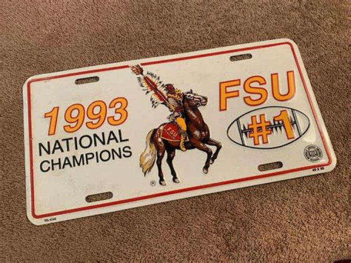 How do i get an fsu license plate