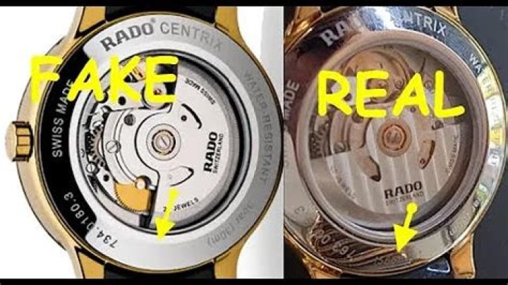 How do i know if my rado watch is original