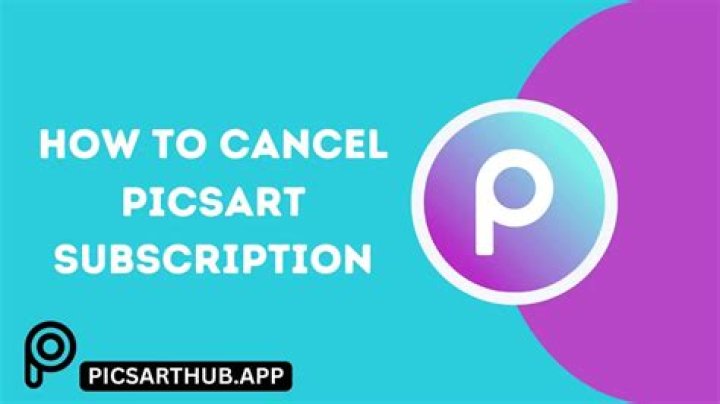 How to cancel picsart subscription