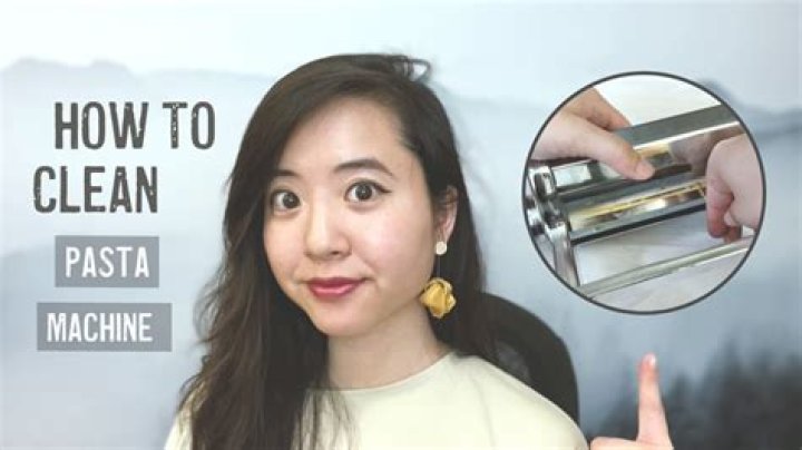 How to clean pasta machine