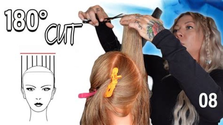 How to cut a 180 degree haircut