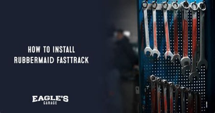 How to install rubbermaid fasttrack
