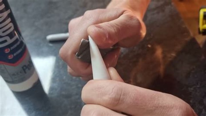 How to open silicone caulk
