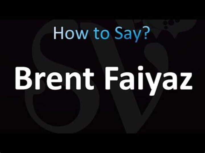 How to pronounce brent faiyaz