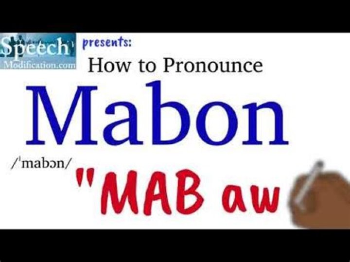 How to pronounce mabon