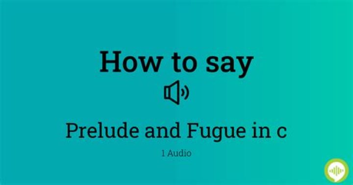 How to pronounce prelude