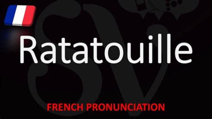 How to pronounce ratatouille