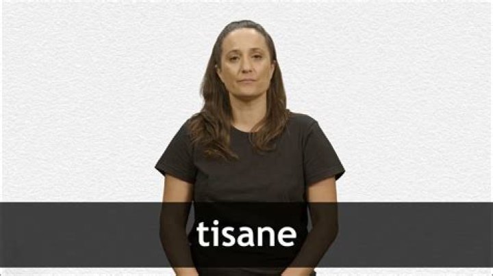 How to pronounce tisane
