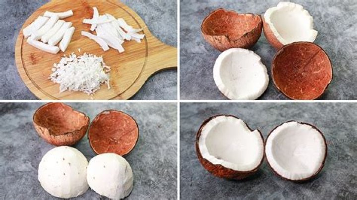 How to remove coconut meat