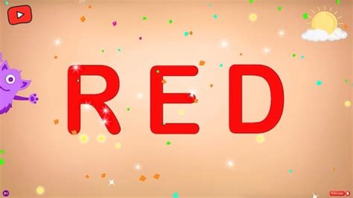 How to spell red
