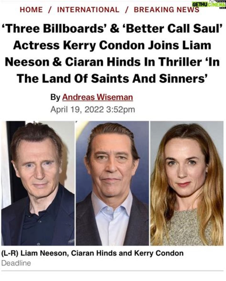 Kerry Condon Biography, Age, Height, Husband, Net Worth, Family