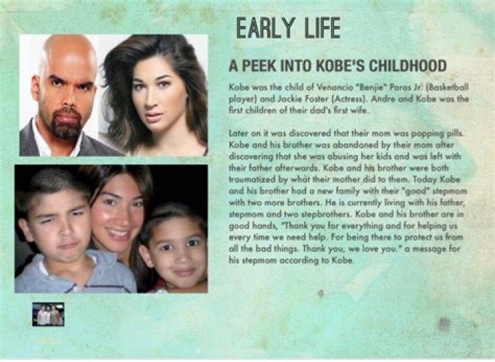 Kobe Paras Biography, Age, Height, Wife, Net Worth, Family