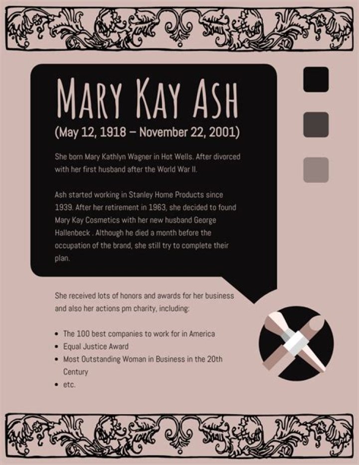 Mary Kay Ash’s Net Worth, Biography, Career, Awards, Fact and Life Story
