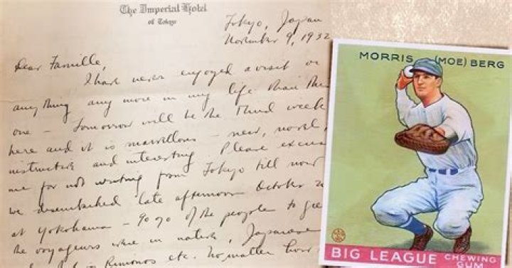 Moe Berg (Baseball Player) - Age, Birthday, Bio, Facts, Family, Net Worth, Height & More