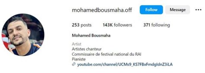 Mohamed Bousmaha Age, Height, Wiki, Death Cause, Net Worth, Wife, Family, Songs, Biography & More
