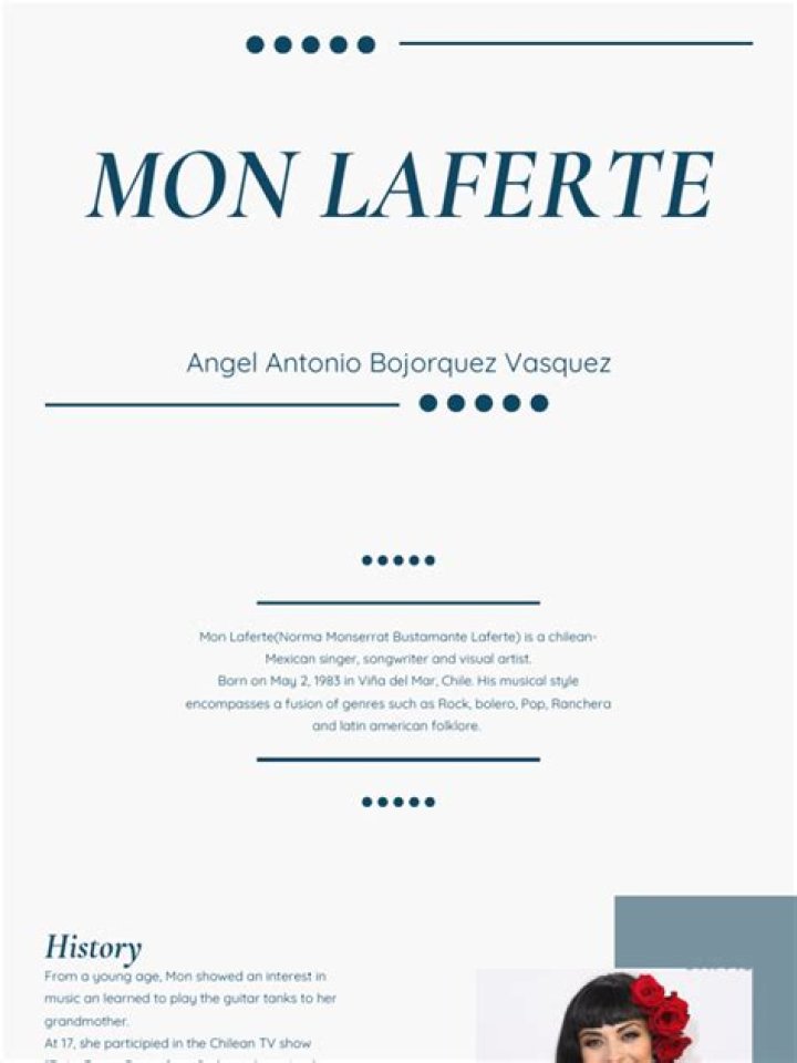 Mon Laferte Biography, Age, Height, Husband, Net Worth, Family