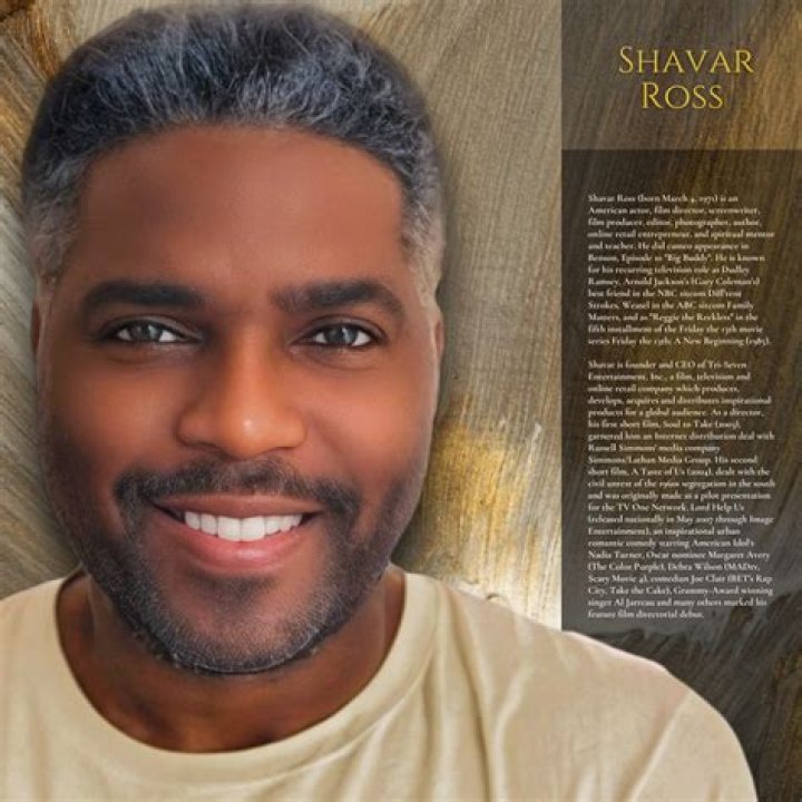 Shavar Ross biografía, edad, altura, esposo, net worth, familia