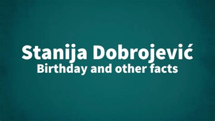 Stanija Dobrojevic (Model) - Age, Birthday, Bio, Facts, Family, Net Worth, Height & More