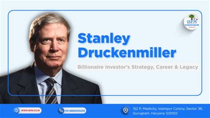 Stanley Druckenmiller Net Worth, Income, Salary, Earnings, Biography