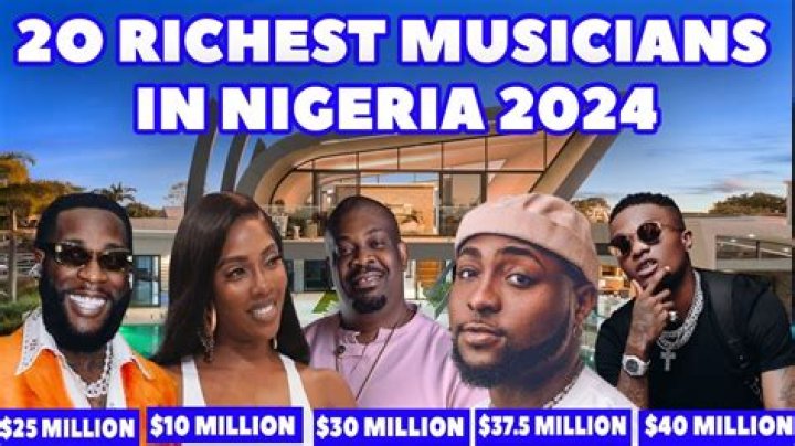 Top 20 Richest Musicians in Nigeria