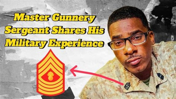 What is a gunnery sergeant in the army