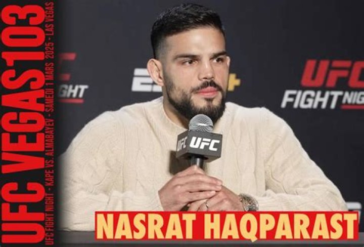 Where Is UFC Fighter Nasrat Haqparast From? His Parents Ethnicity And Nationality Explored