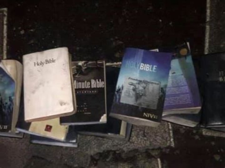Why do bibles not burn